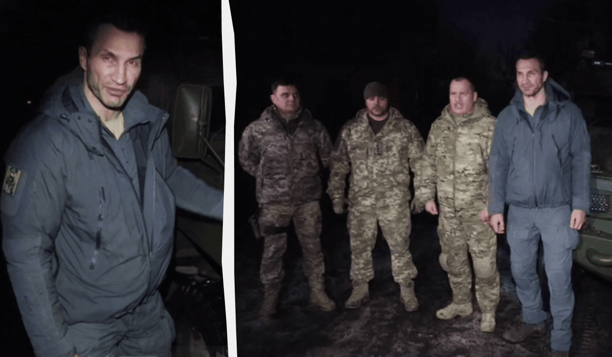 Кличко привез защитникам Донбасса на передовую очередную партию помощи