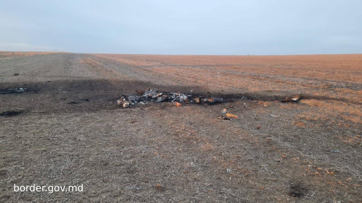 В Молдове обнаружили обломки российского дрона (фото)