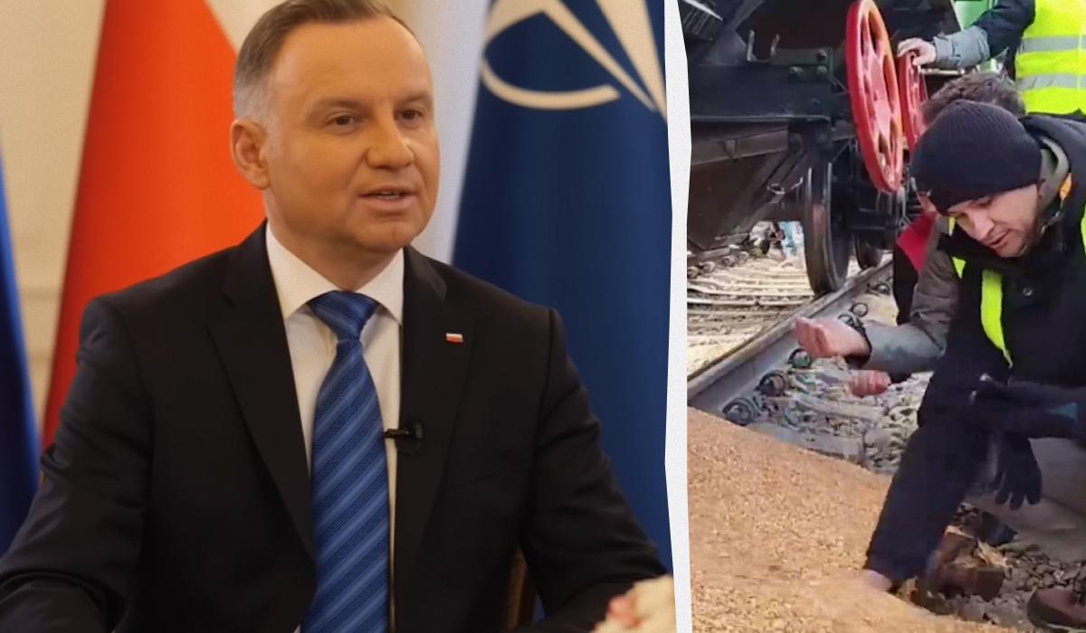 Дуда прокомментировал блокирование границы Украины