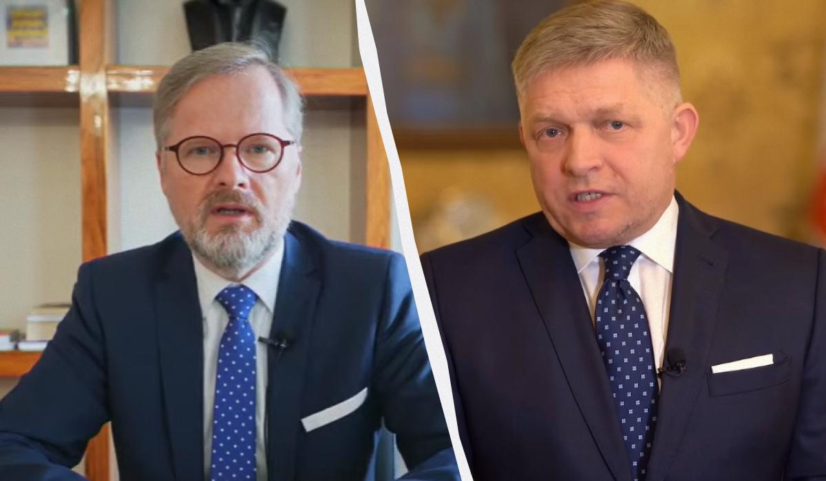 Премьер Чехии скрыл от союзников подробности по снарядам для Украины из-за Фицо, – СМИ