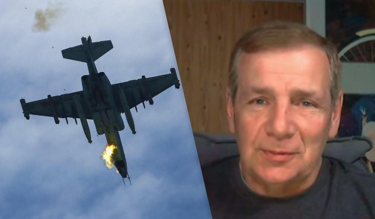 Россия потеряла самолет Су-25: майор сказал, сколько еще таких бортов есть у врага