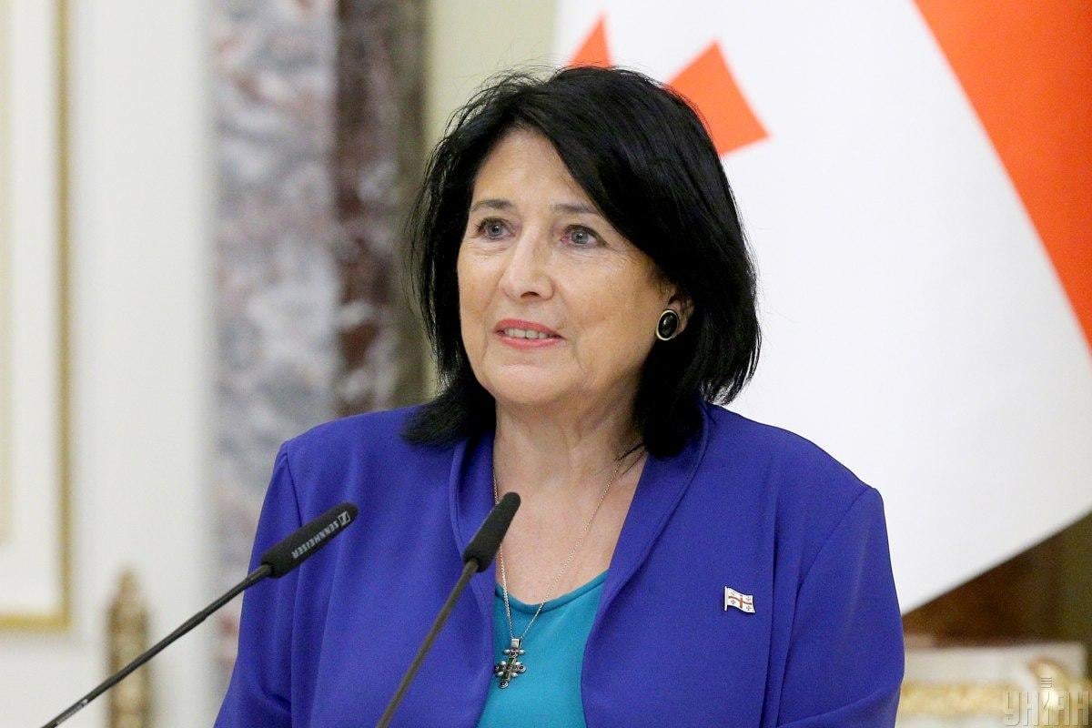 Президент Грузии наложила вето на “российский” закон об “иноагентах”