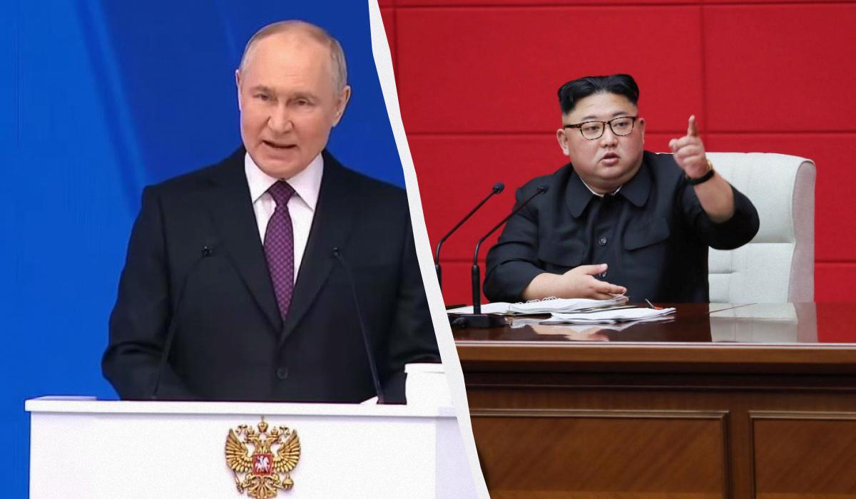 Путин признал, что КНДР помогает РФ в войне против Украины