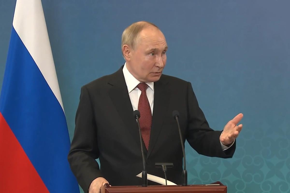 Путин придумал нелепое объяснение, почему Украина отказывается капитулировать (видео)