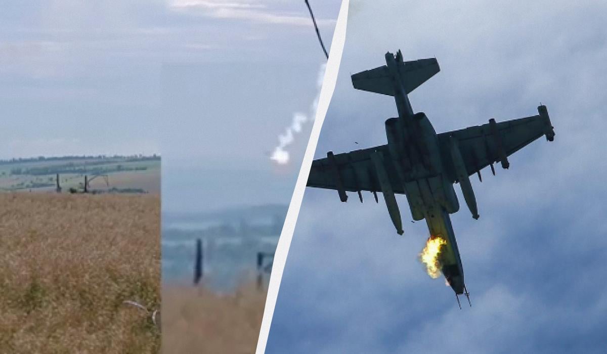 На Донбассе сбит российский Су-25: первые подробности (видео)