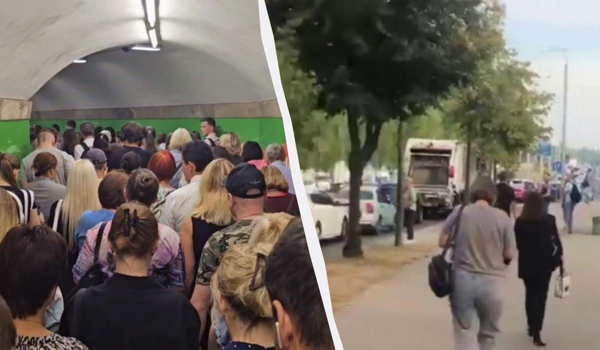 В Киеве транспортный коллапс из-за визита Блинкена (видео)