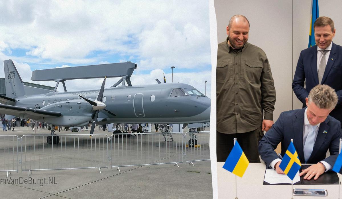 Разведывательные самолеты Saab 340 и не только: Швеция усилит помощь Украине