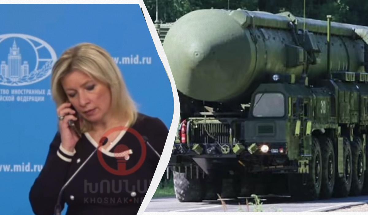 Удар межконтинентальной ракетой по Днепру: Захаровой во время брифинга приказали молчать (видео)
