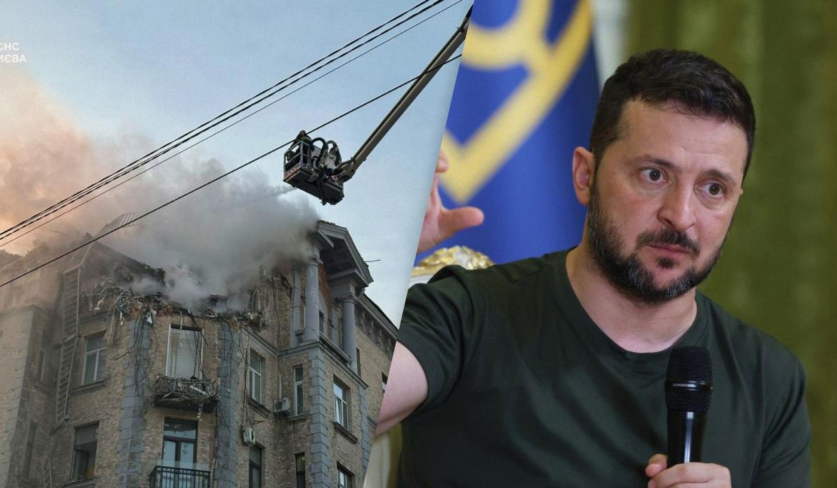 “Волновало только то, как сделать больно Украине”: Зеленский отреагировал на ночную атаку РФ