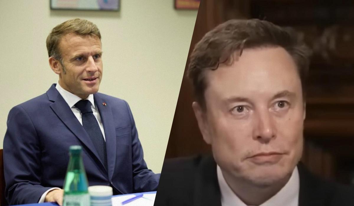 Макрон раскритиковал Илона Маска за вмешательство в европейскую политику