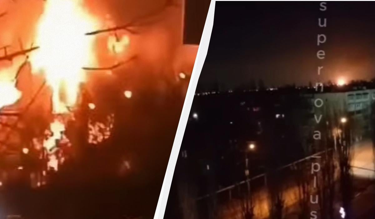 Дроны ВСУ ударили по аэродрому “Энгельс” (видео)