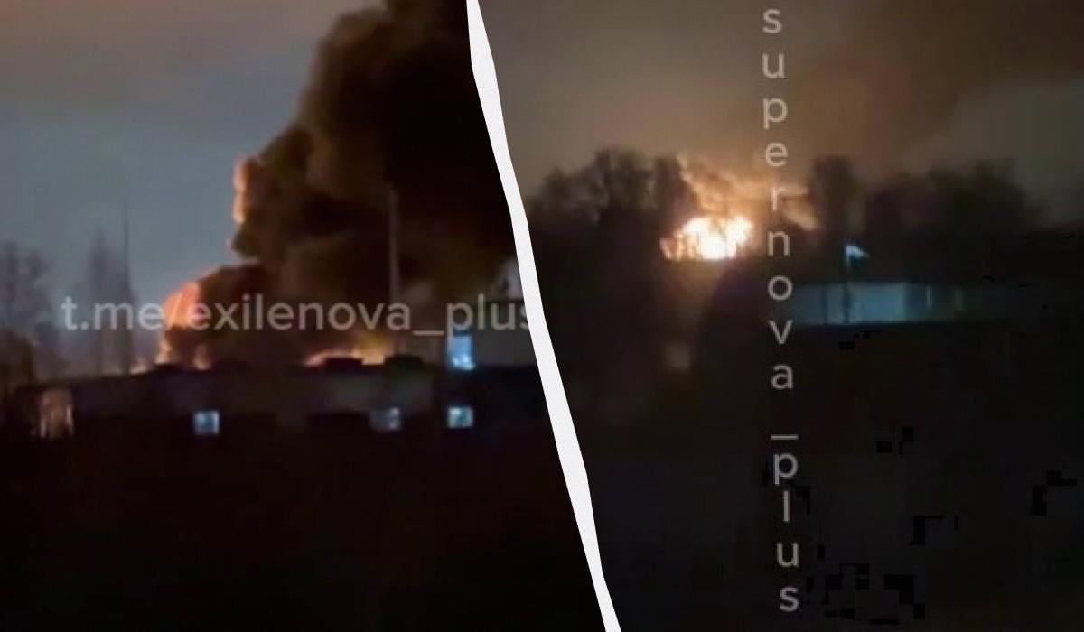 Дроны ГУР ударили по нефтебазе в Тульской области, – источник (видео)