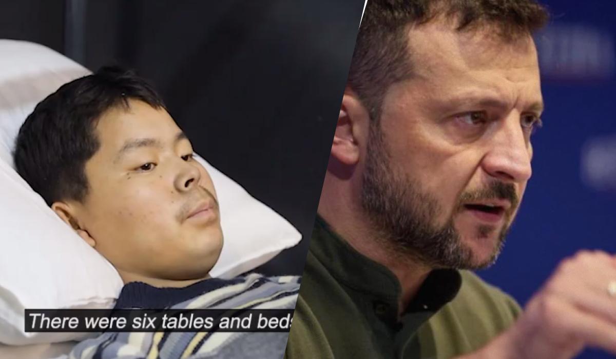Зеленский показал видео допроса пленного солдата из КНДР