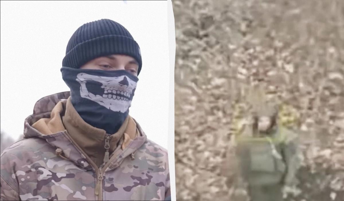 Бойцы 117 бригады ТрО взяли в плен россиянина с помощью мандаринки