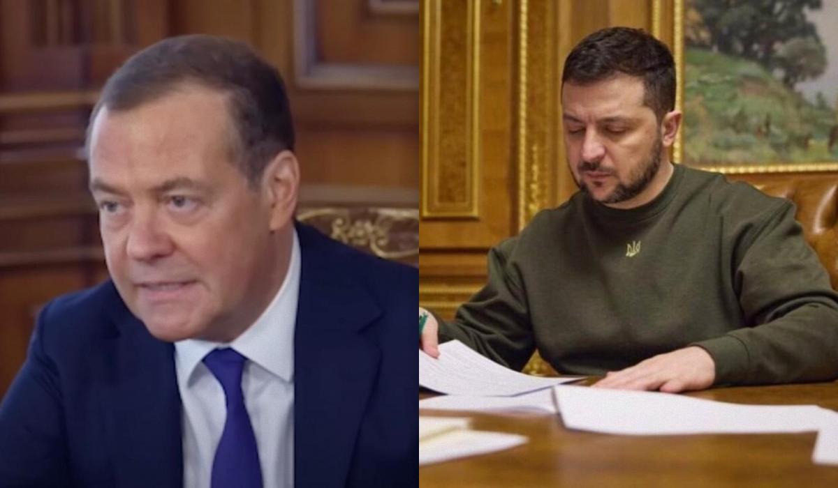 Медведев с яростью отреагировал на отказ Зеленского от “трехдневного перемирия” с РФ