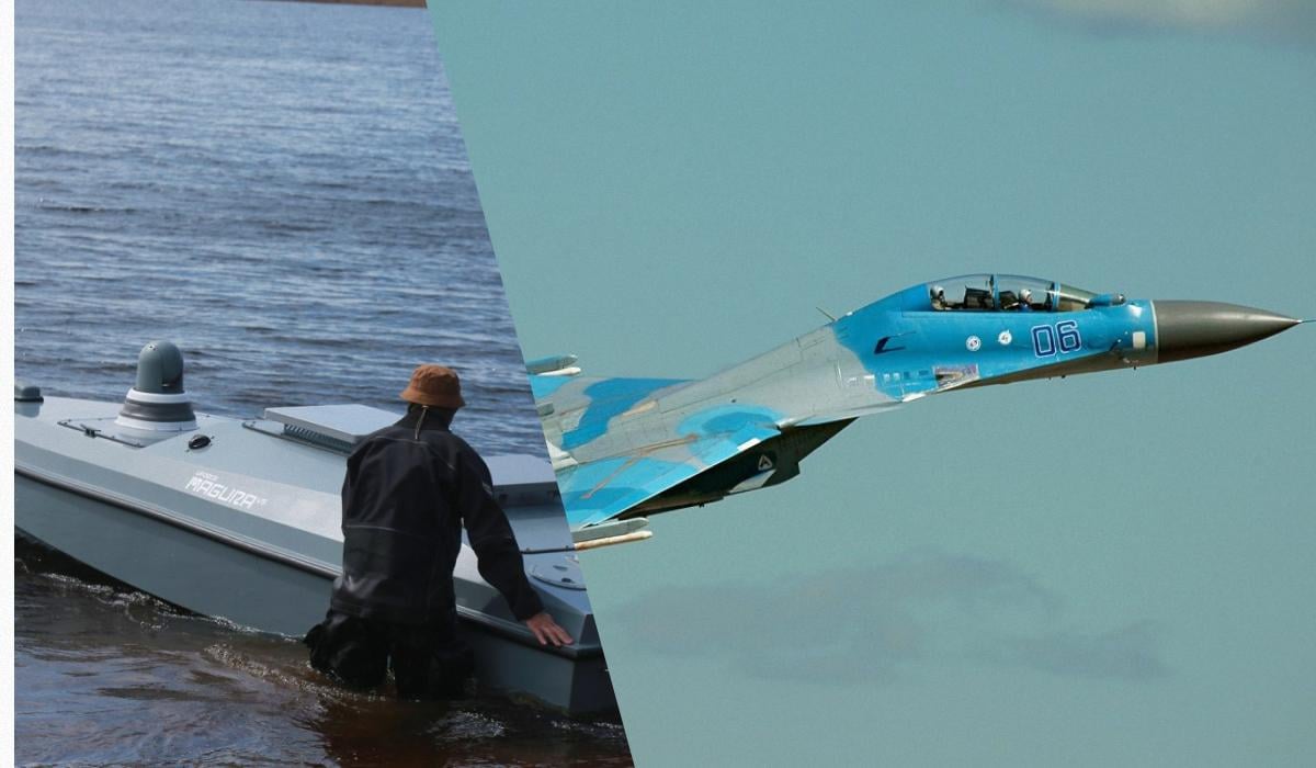 Эксперт объяснил, почему сбитие вражеского Су-30 с морского дрона Magura является уникальным