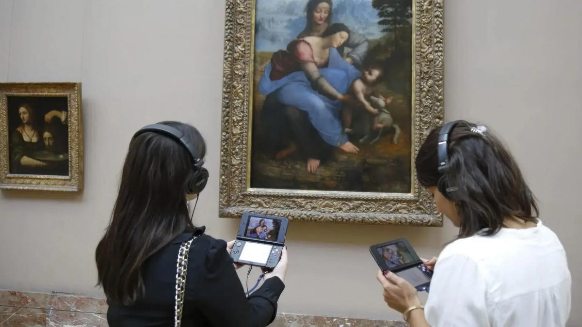 Лувр больше не будет использовать консоль Nintendo в качестве аудиогида для посетителей
