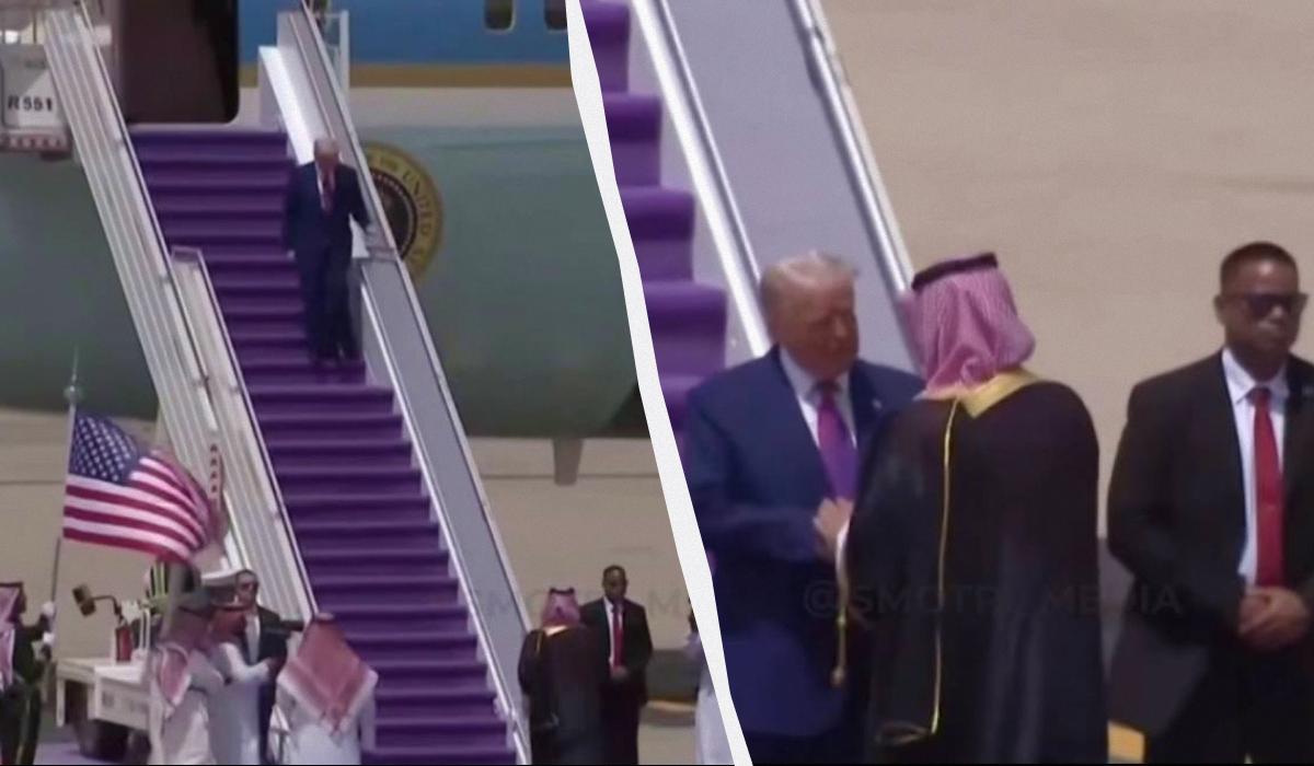 Трамп прибыл в Саудовскую Аравию, отдельно прилетит Маск, – CNN (видео)