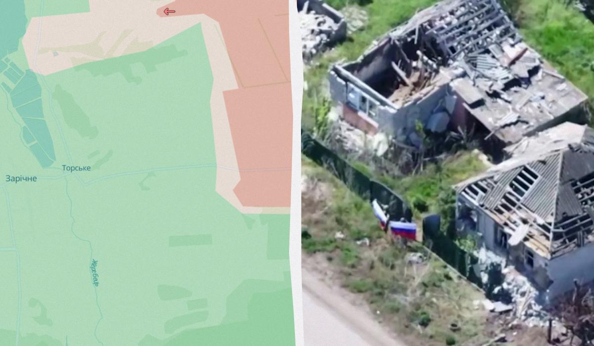 Россияне развесили свои “тряпки” в еще одном населенном пункте: в DeepState объяснили