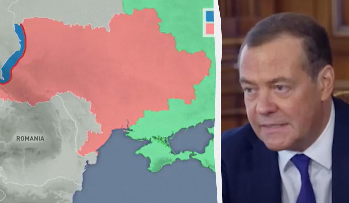 “Буферная зона” почти на всю Украину: Медведев выдал очередной бред