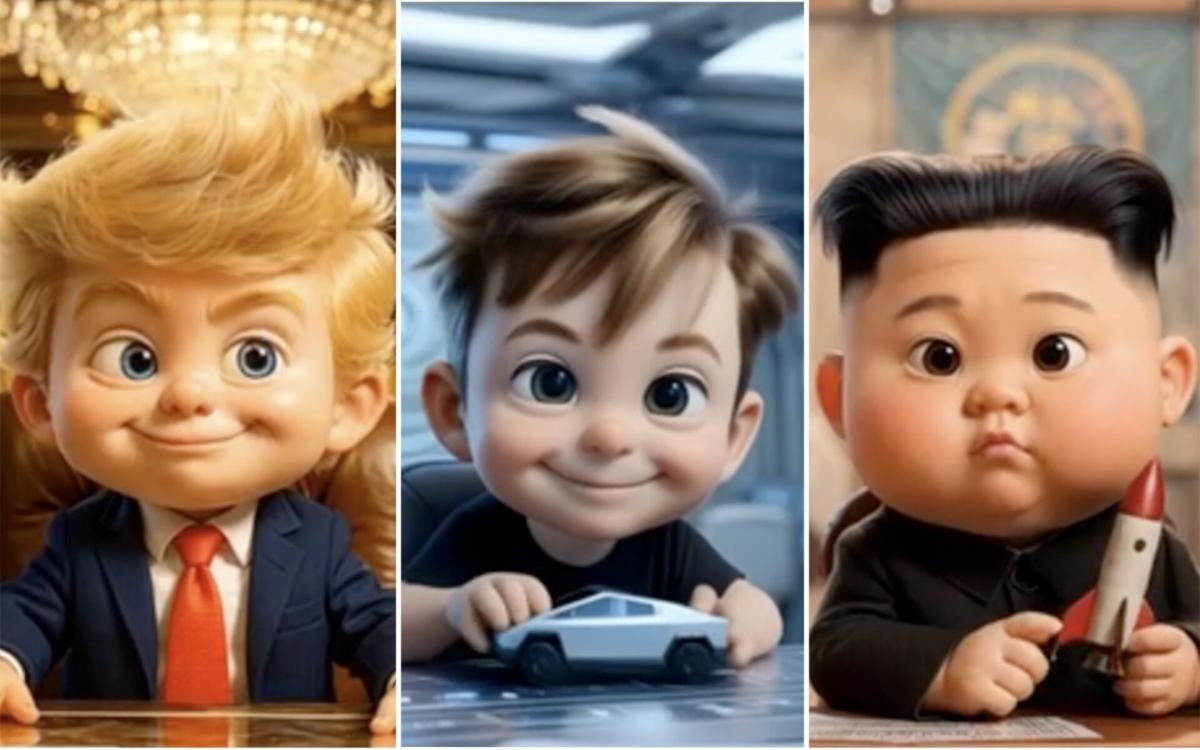 В РФ выпустили пропагандистский мультфильм с Трампом, Маском и Макроном