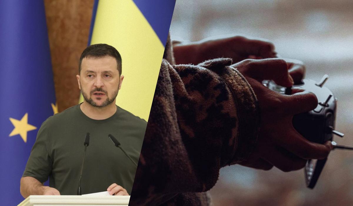 “400 дронов одновременно били по технике”: Зеленский рассказал о еще одной операции Украины