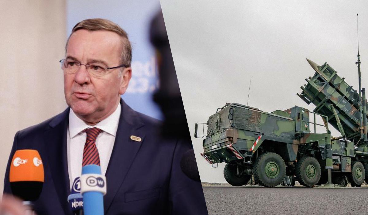 Писториус рассказал, может ли Германия передать Украине больше систем Patriot
