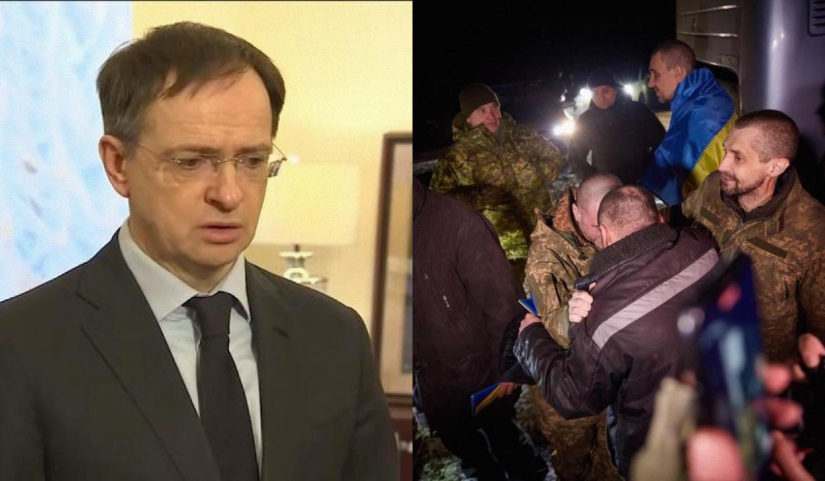 Мединский рассказал, когда РФ готова начать новый обмен пленными с Украиной