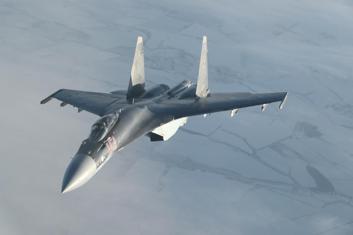 Украина сбила российский Су-35 на Курском направлении (видео)