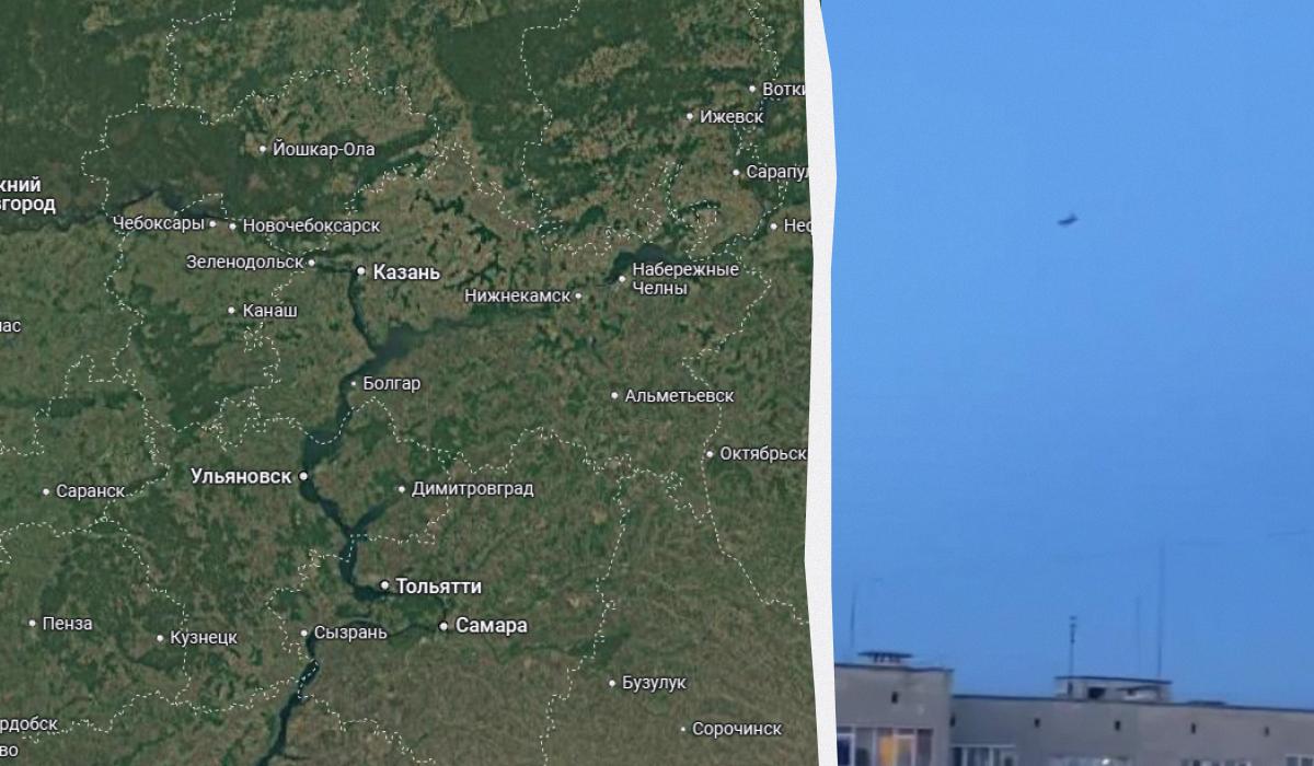 В России жалуются на атаку дронов, они уже в Татарстане (видео)