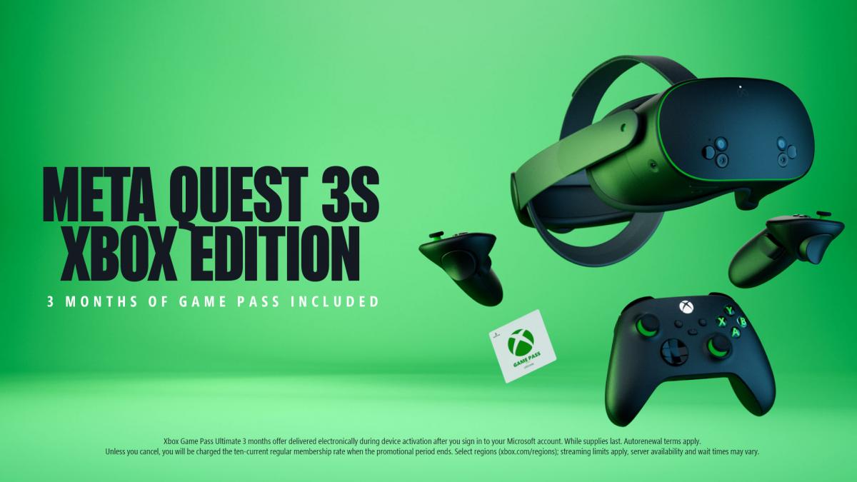 Meta выпустила лимитированные VR-очки, созданные вместе с Xbox