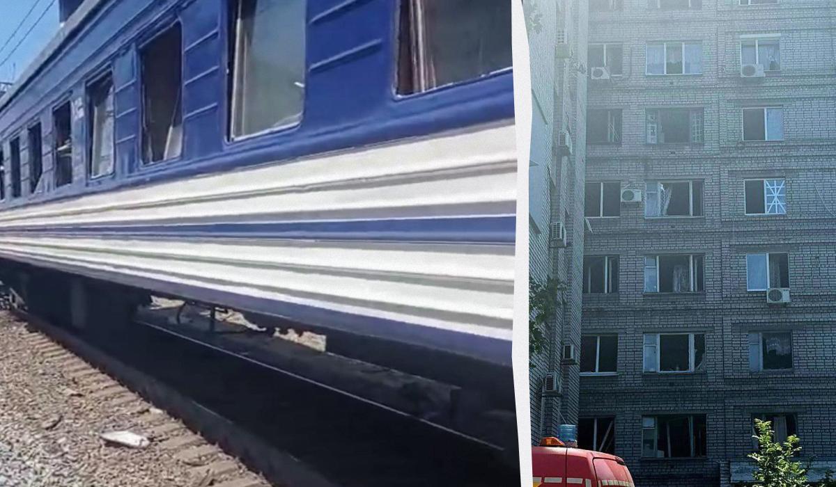 Россия ударила по Днепру баллистикой: есть погибшие и пострадавшие, поврежден поезд (видео)