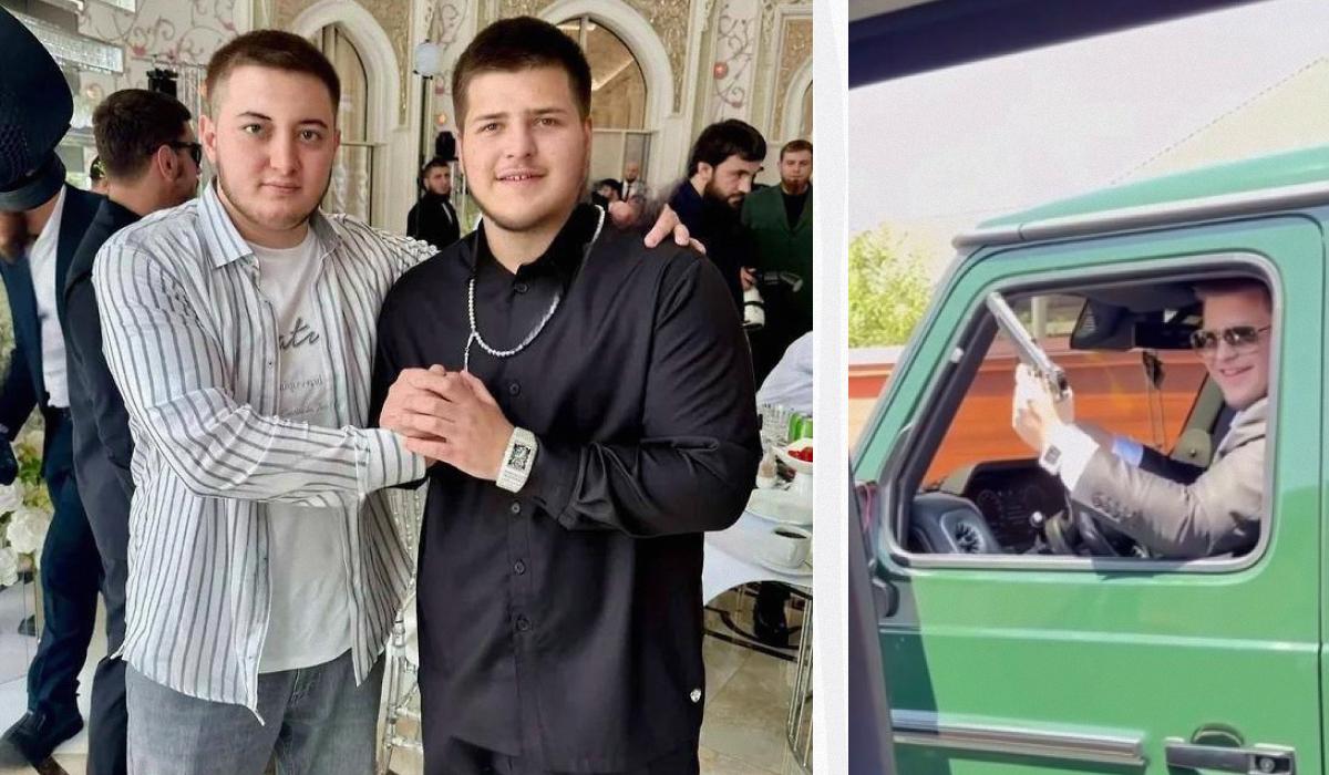 17-летний сын Кадырова на свадьбе красовался в лимитированном Мерседесе и стрелял из “Стечкина”