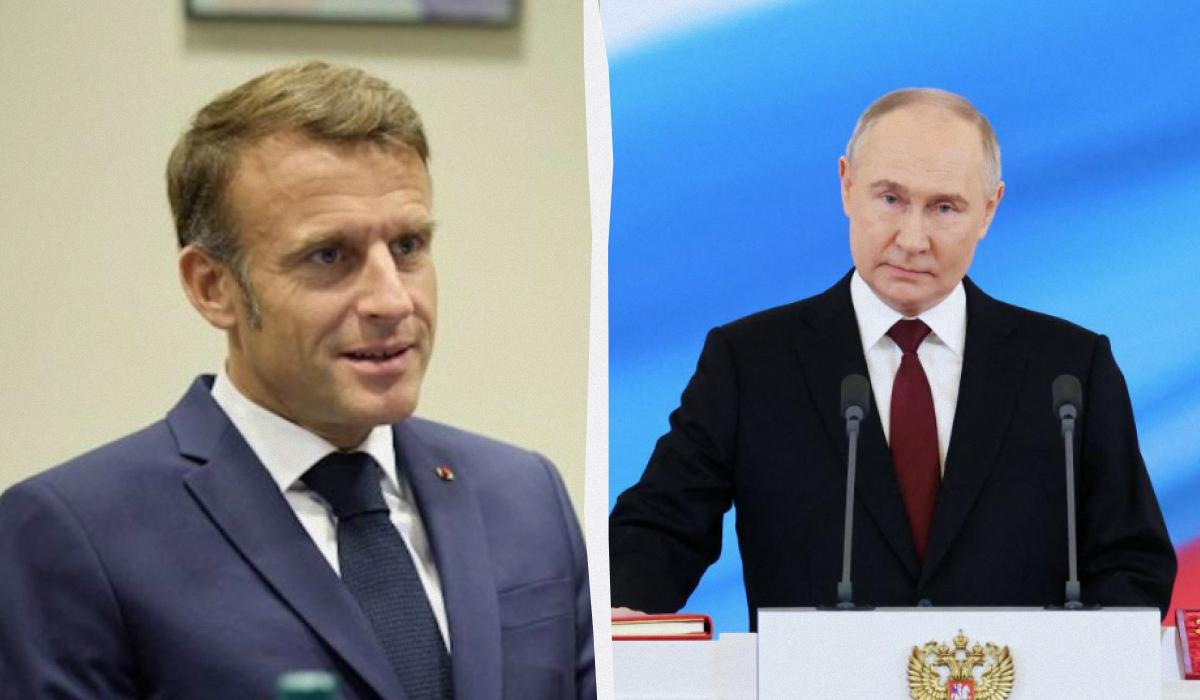 Макрон после разговора с Путиным поговорил с Зеленским, – СМИ