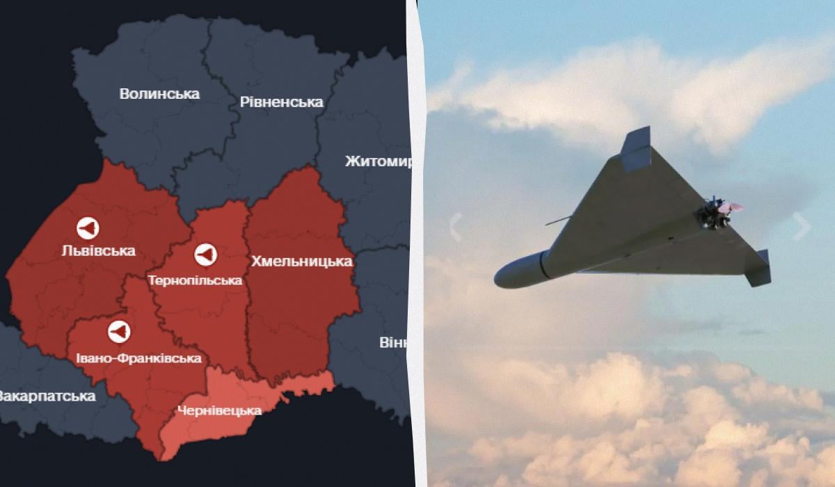 Запад Украины под ударом “шахедов”