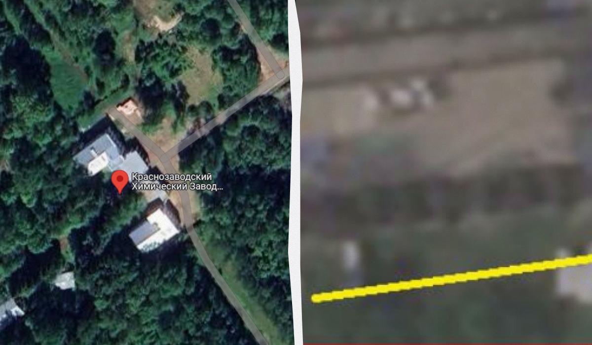 Появились спутниковые снимки пораженного химзавода в Подмосковье