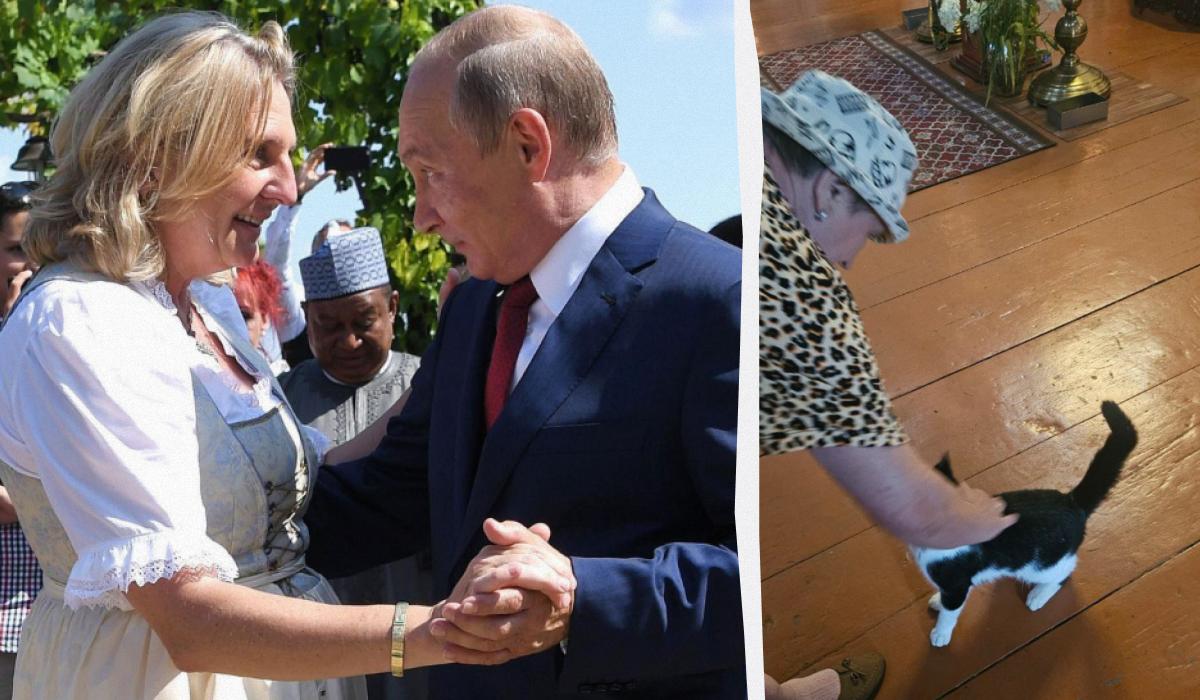 Австрийская “подруга Путина” рассказывает о радостях сельской жизни в России (фото)