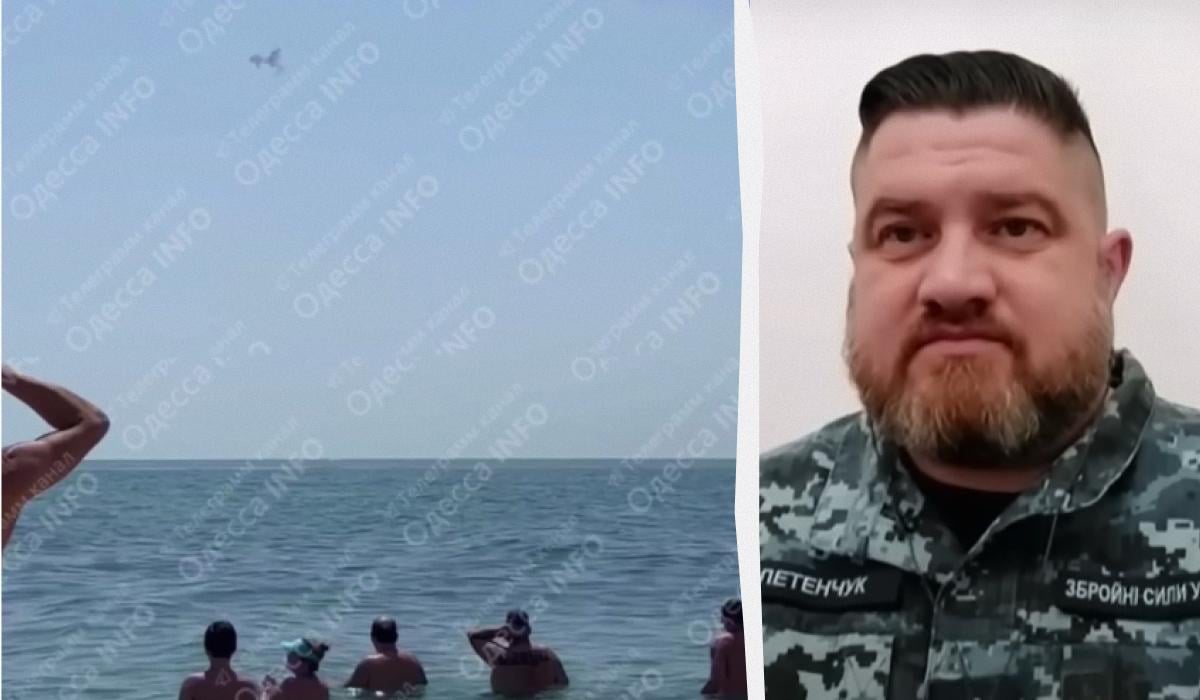 В Одессе люди купались в море во время атаки “Шахедов”: в ВМС сделали предупреждение (видео)