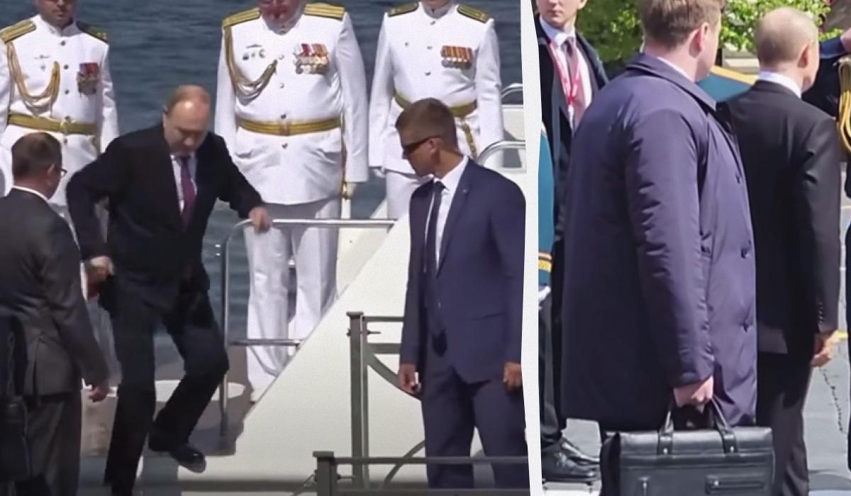 Не только чемоданчик: охрана Путина “засветила” необычный прибор (видео)