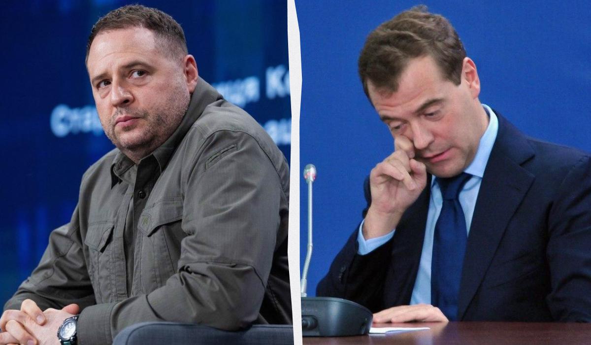 Ермак сначала высмеял Медведева, но потом удалил об этом пост: что в нем было