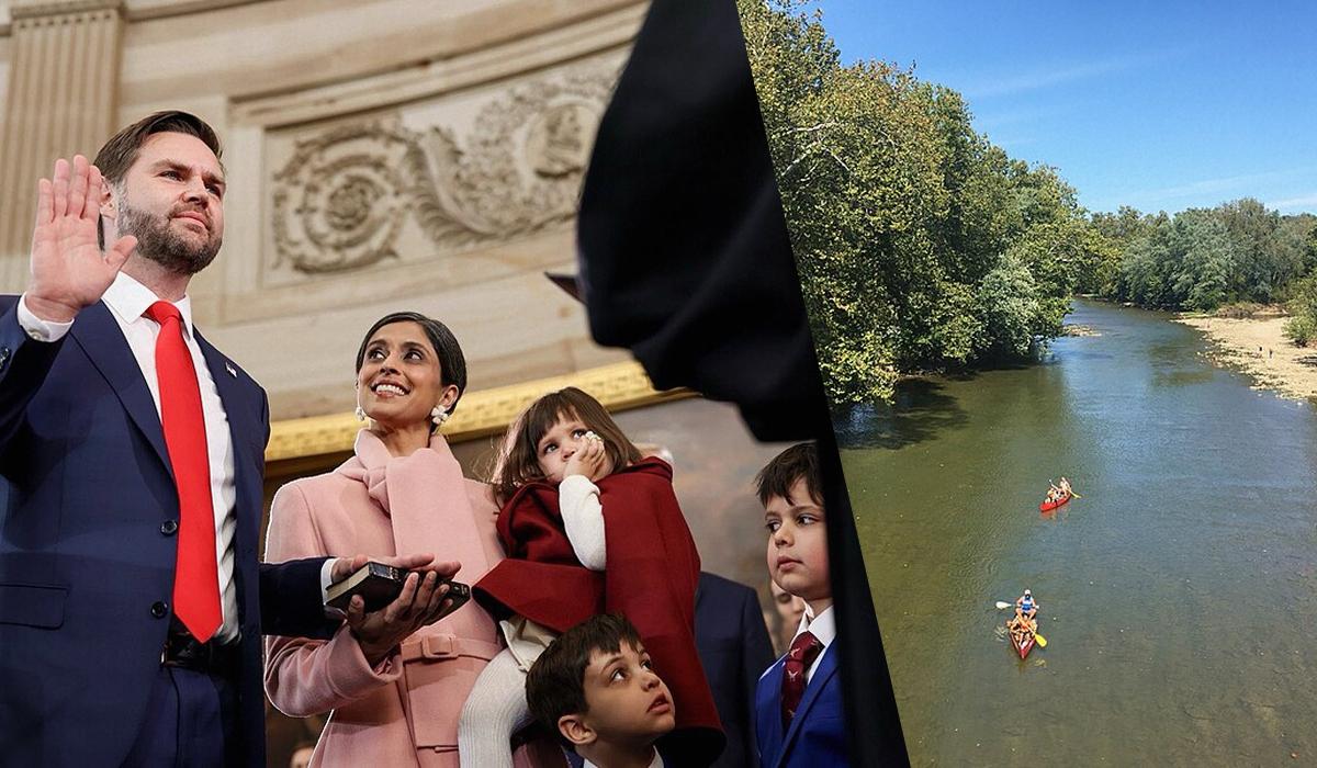 В США подняли уровень воды в реке, чтобы семья вице-президента Вэнса покаталась на каяках