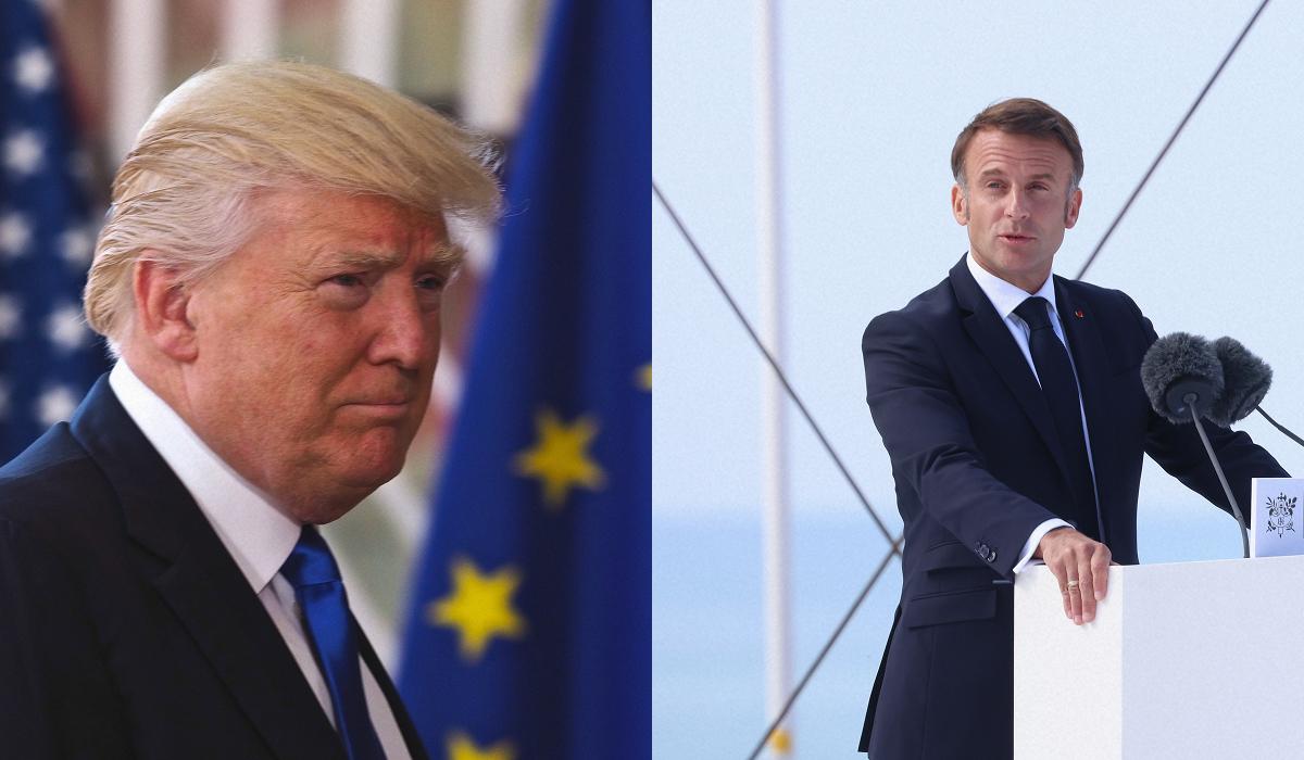 Трамп заявил, что вопросы территорий будут решаться только с Украиной, – Макрон