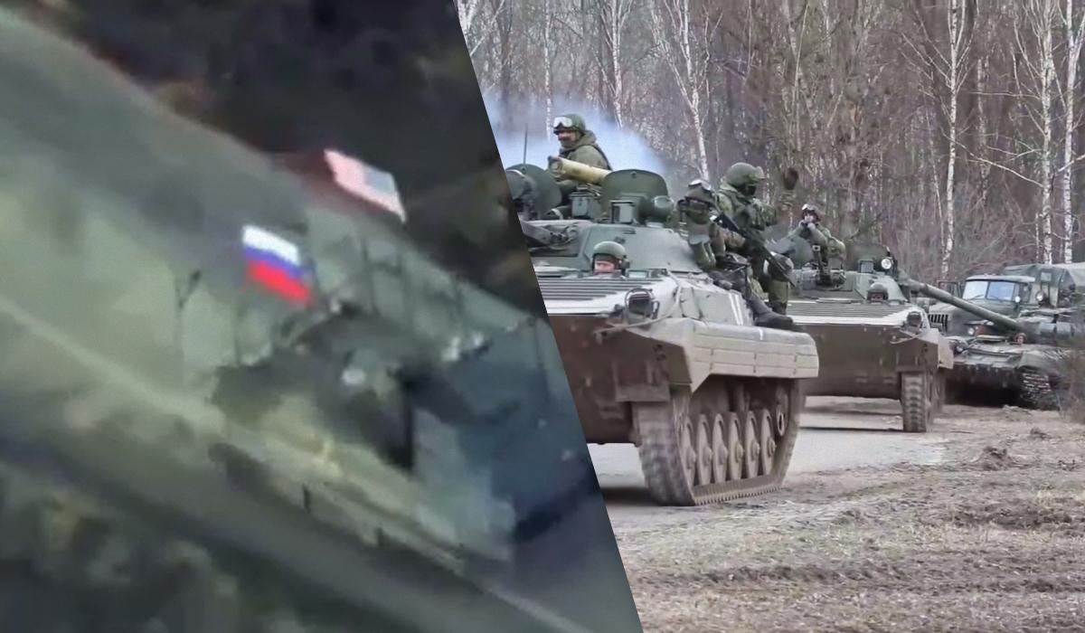 В Запорожской области россияне пошли на штурм под флагом США (видео)