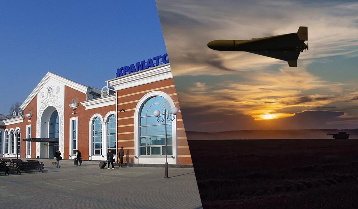 Российская дроновая атака по Украине: в Краматорске прогремело более 30 взрывов за час