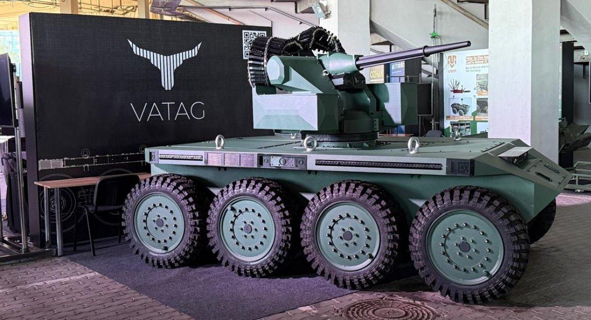 В Украине представили управляемый ИИ наземный роботизированный комплекс VATAG (фото)