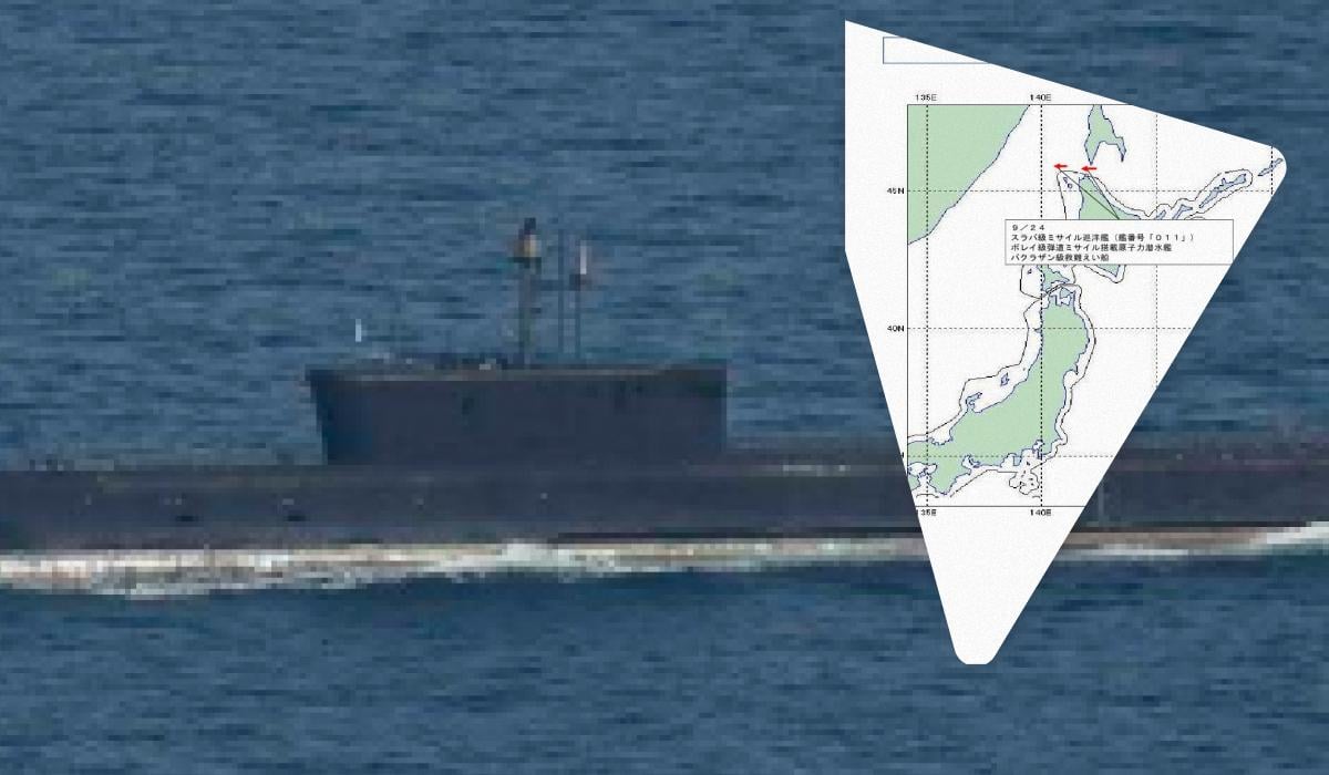 Российская подводная лодка с ракетами “Булава” впервые замечена возле Японии, – аналитики