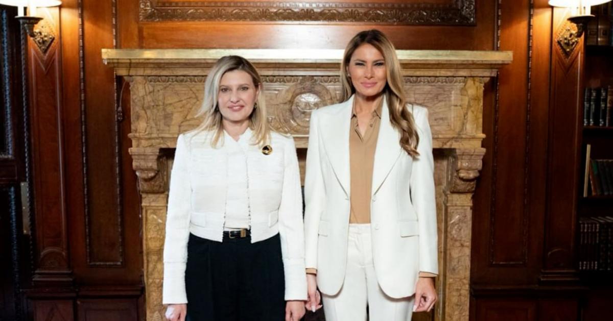 Елена Зеленская встретилась с Меланией Трамп: о чем они говорили