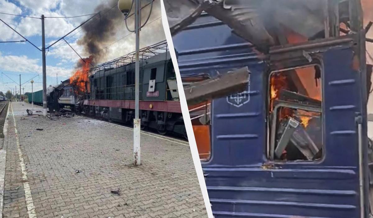 Россияне ударили по пассажирскому поезду на Сумщине: среди пострадавших дети