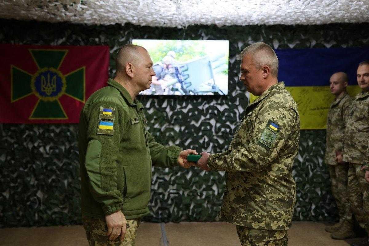 Председатель Госпогранслужбы Сергей Дейнеко проверил боевые подразделения ГПСУ на линии фронта