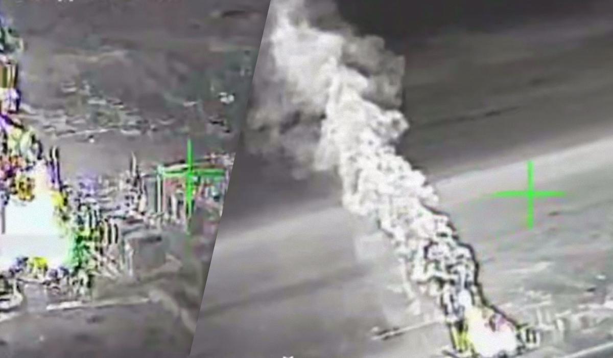 Военные поразили нефтебазу и комбинат “Гвардейский” в Крыму